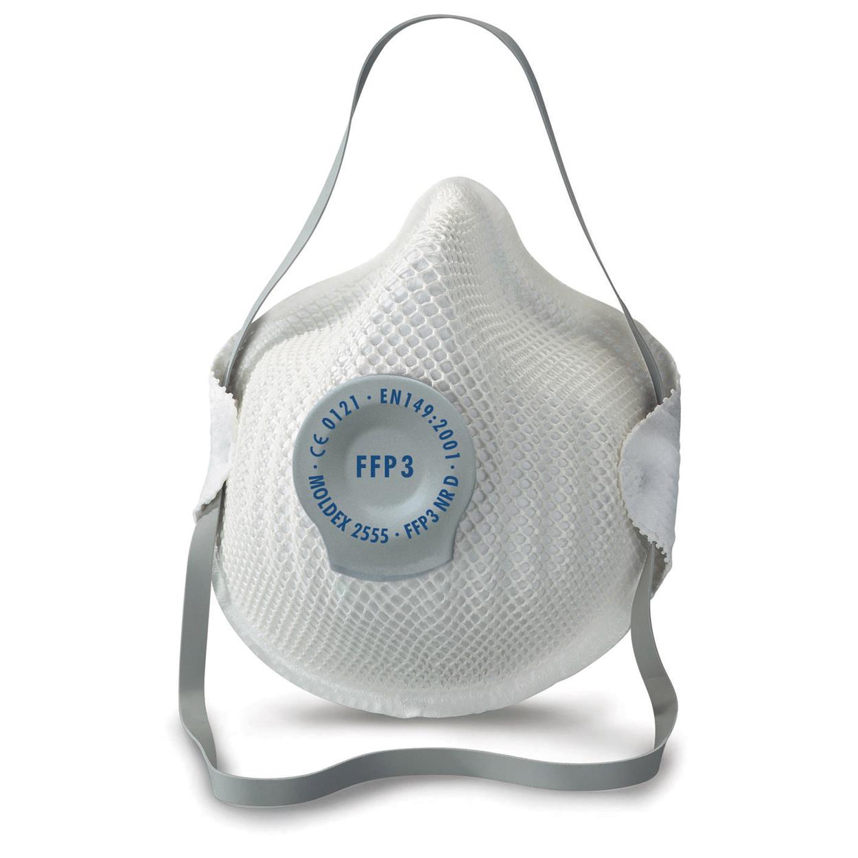 Moldex 255555 stofmasker FFP3 NR D met uitademventiel (5-pack)