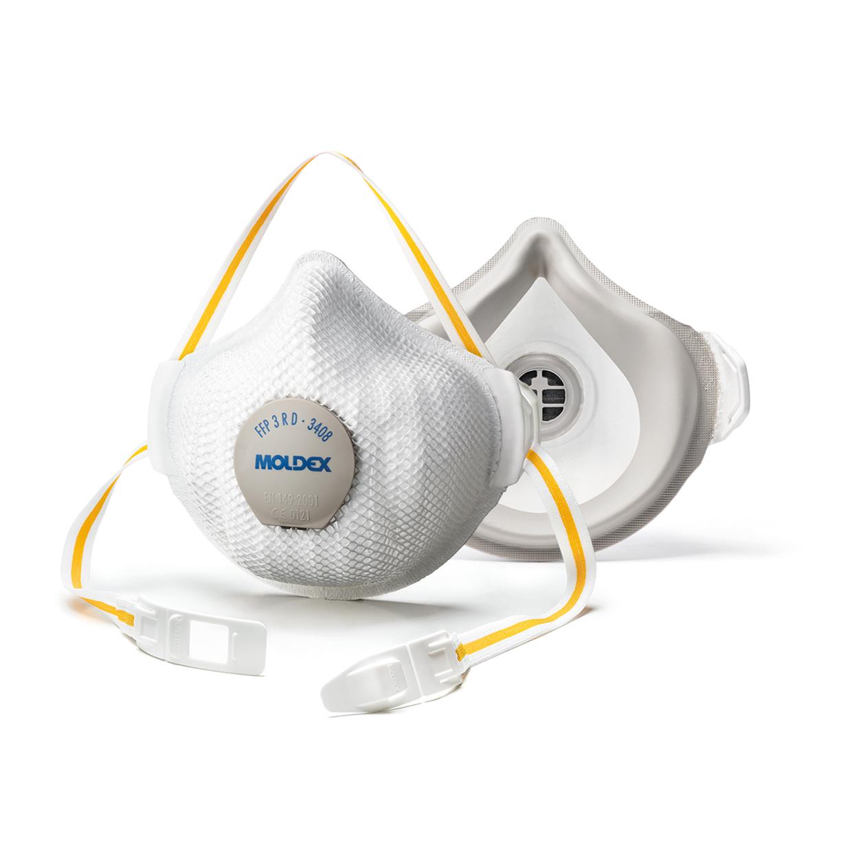 Moldex 340801 stofmasker FFP3 R D met uitademventiel