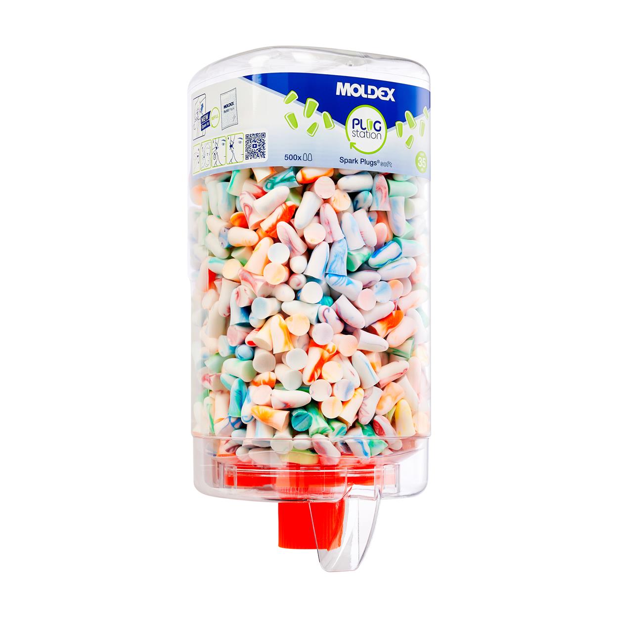 Moldex 785001 dispenser met 500 paar Spark Plugs oordoppen
