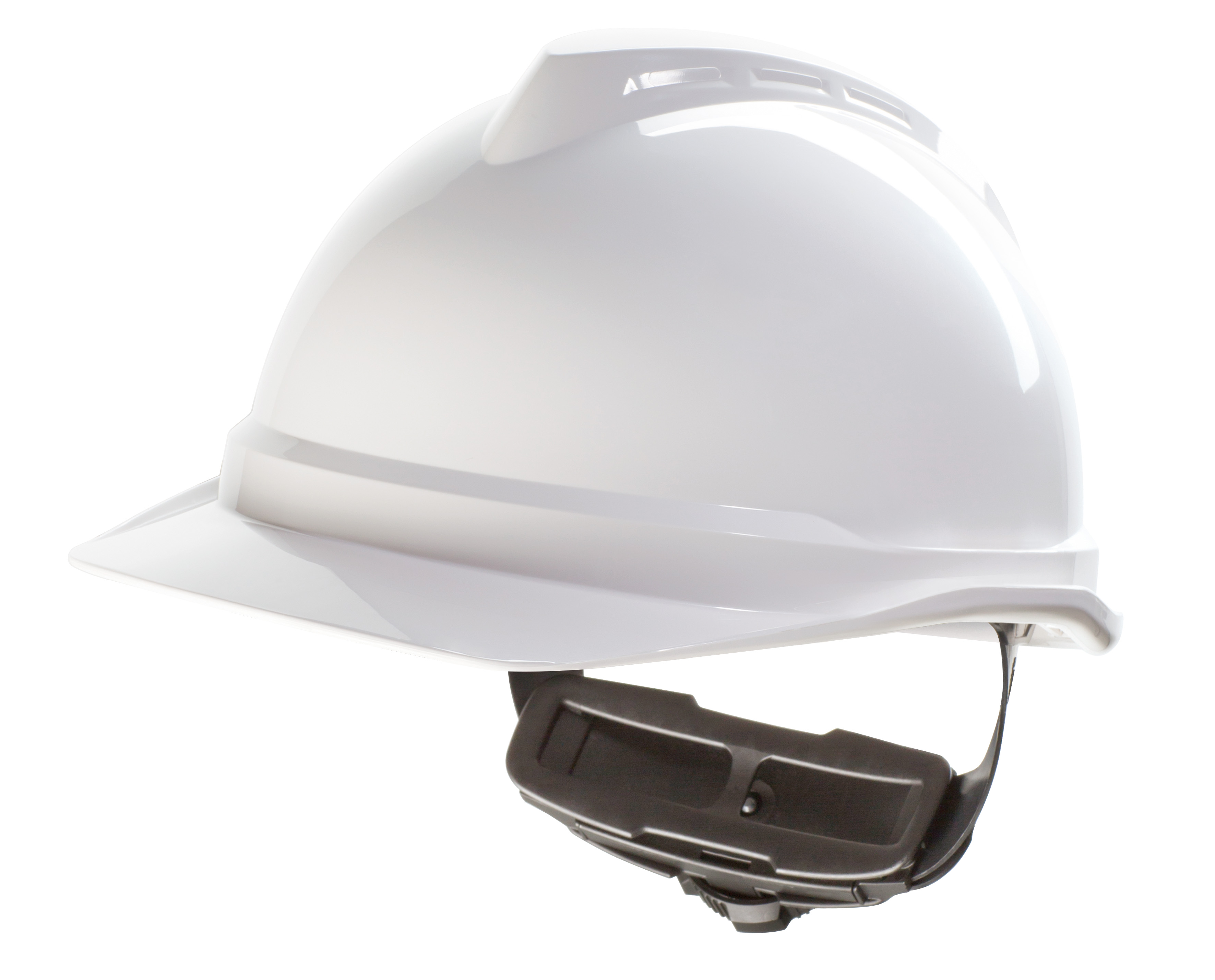 MSA V-Gard 500 ongeventileerde veiligheidshelm met Fas-Trac III binnenwerk
