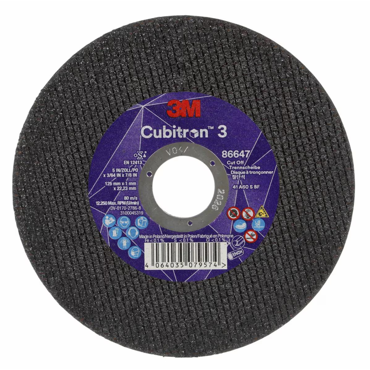 86647 Cubitron 3 Doorslijpschijf