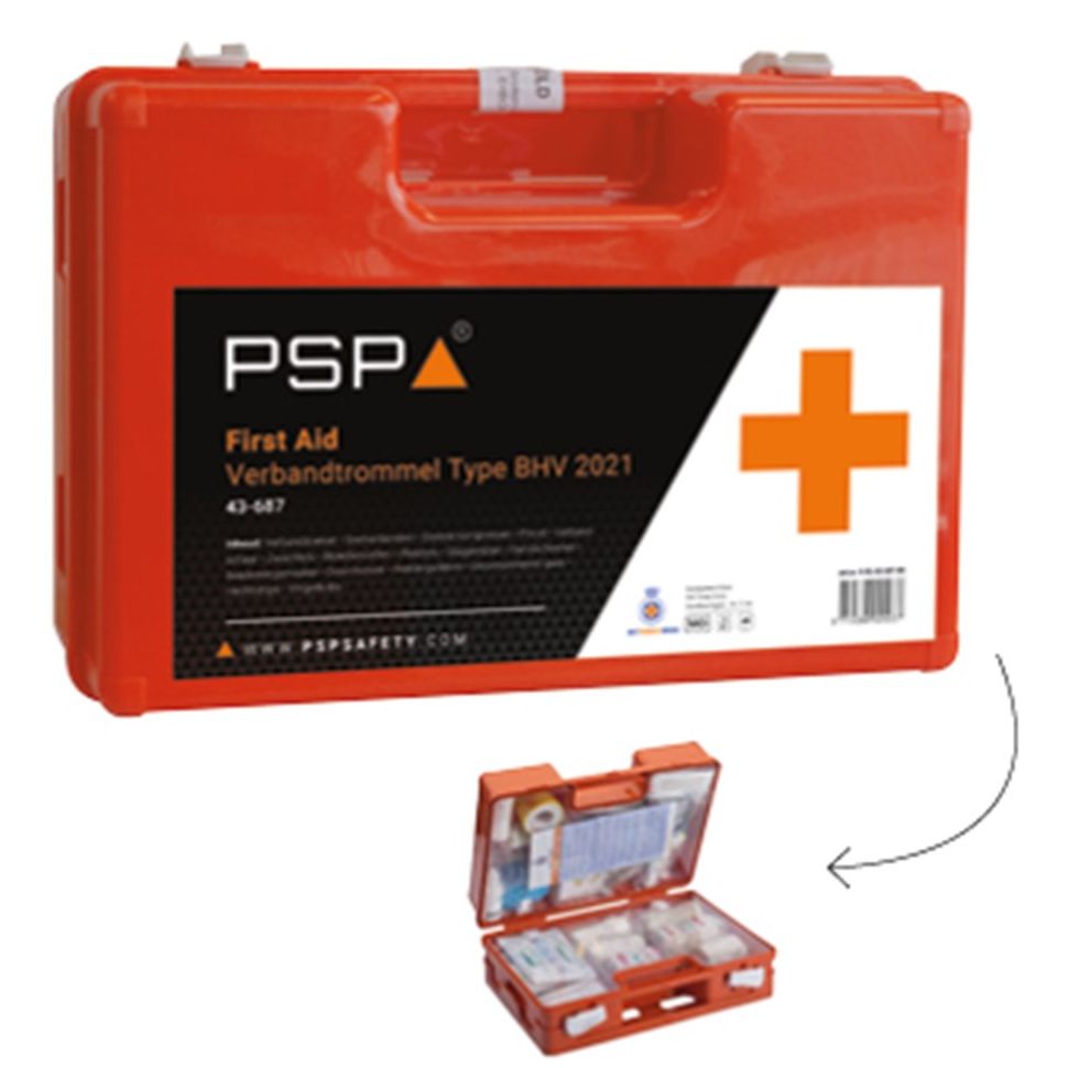 PSP Verbandtrommel BHV richtlijn 2021