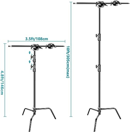 Video and Photo Production - Bernardson - Neewer 3-Pack Heavy Duty C-Stand - photography montreal - photography in toronto - videography montreal - videography toronto - video production montreal - video production toronto - production services