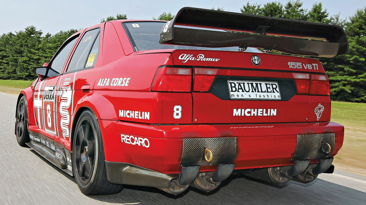 Alfa Romeo 155 V6 Ti DTM: Κερδίζοντας τους Γερμανούς, μέσα στο σπίτι τους (+video)