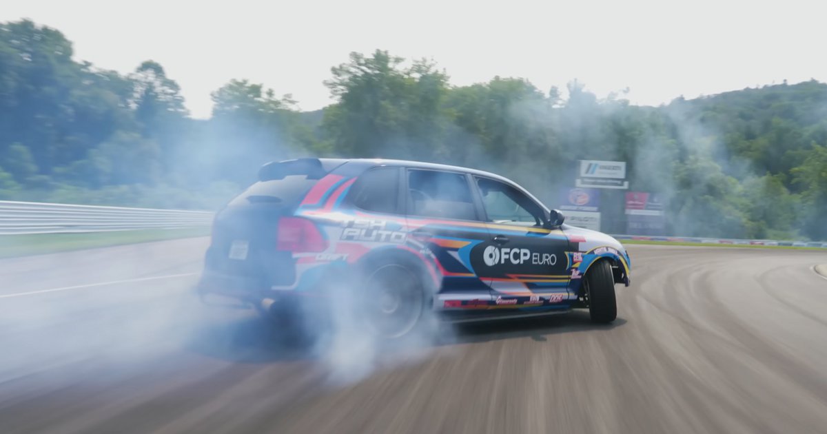 Απολαύστε μια Porsche Cayenne να ντριφτάρει στο όριο (photos)