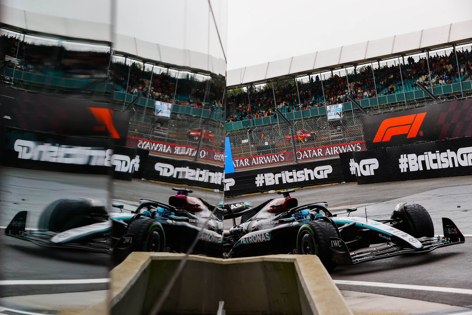 F1-GP Μ. Βρετανίας FP3: «1-2» της Mercedes στο βρεγμένο – motorone.gr