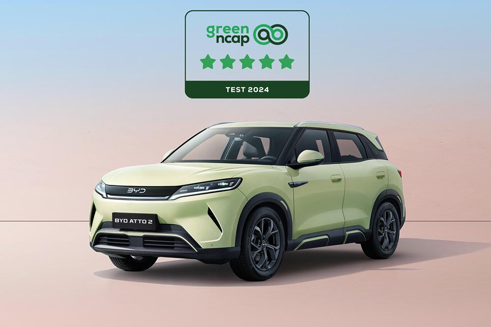 Green NCAP: Πέντε αστέρια στο BYD ATTO 2 – trcoff.gr