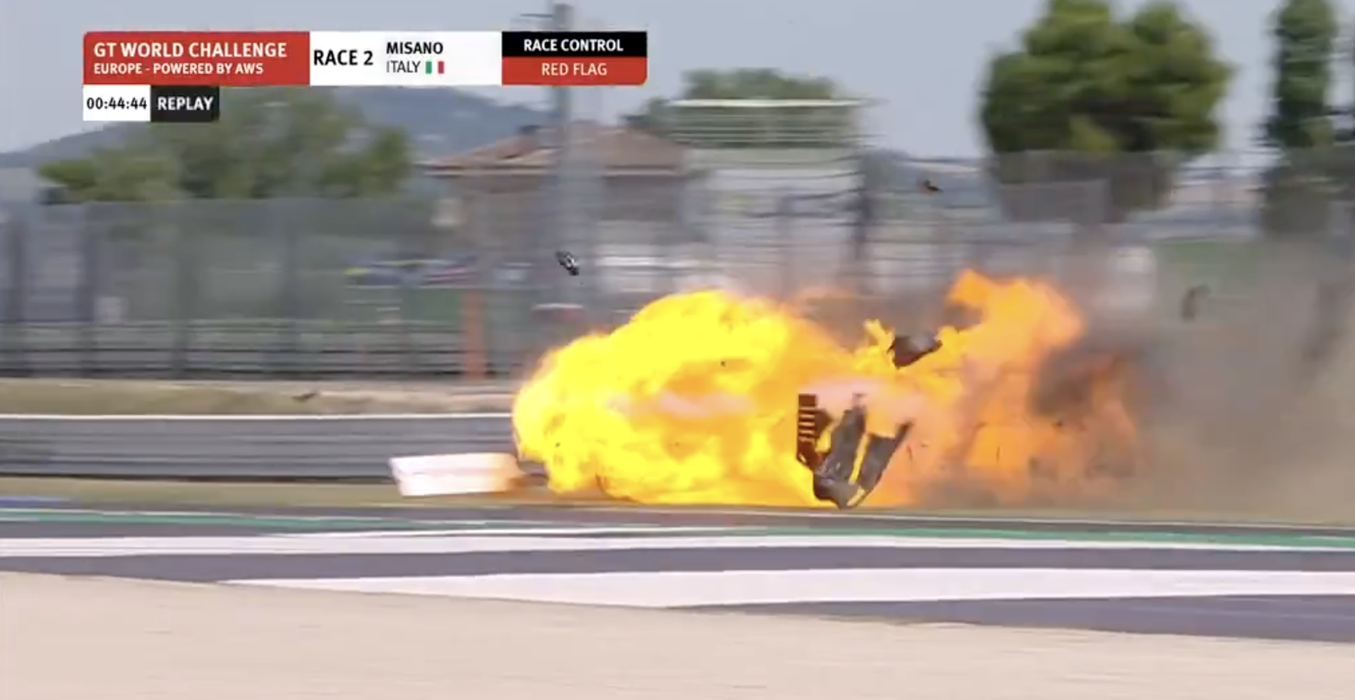 GT3: Ισχυρή σύγκρουση σε αγώνα στην Ιταλία – Lamborghini τυλίχτηκε στις φλόγες – motorone.gr
