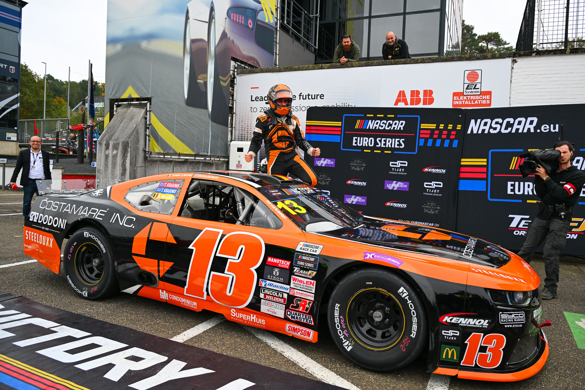 O Θωμάς Κρασώνης στέφθηκε Πρωταθλητής του NASCAR Euro Series στην κατηγορία OPEN