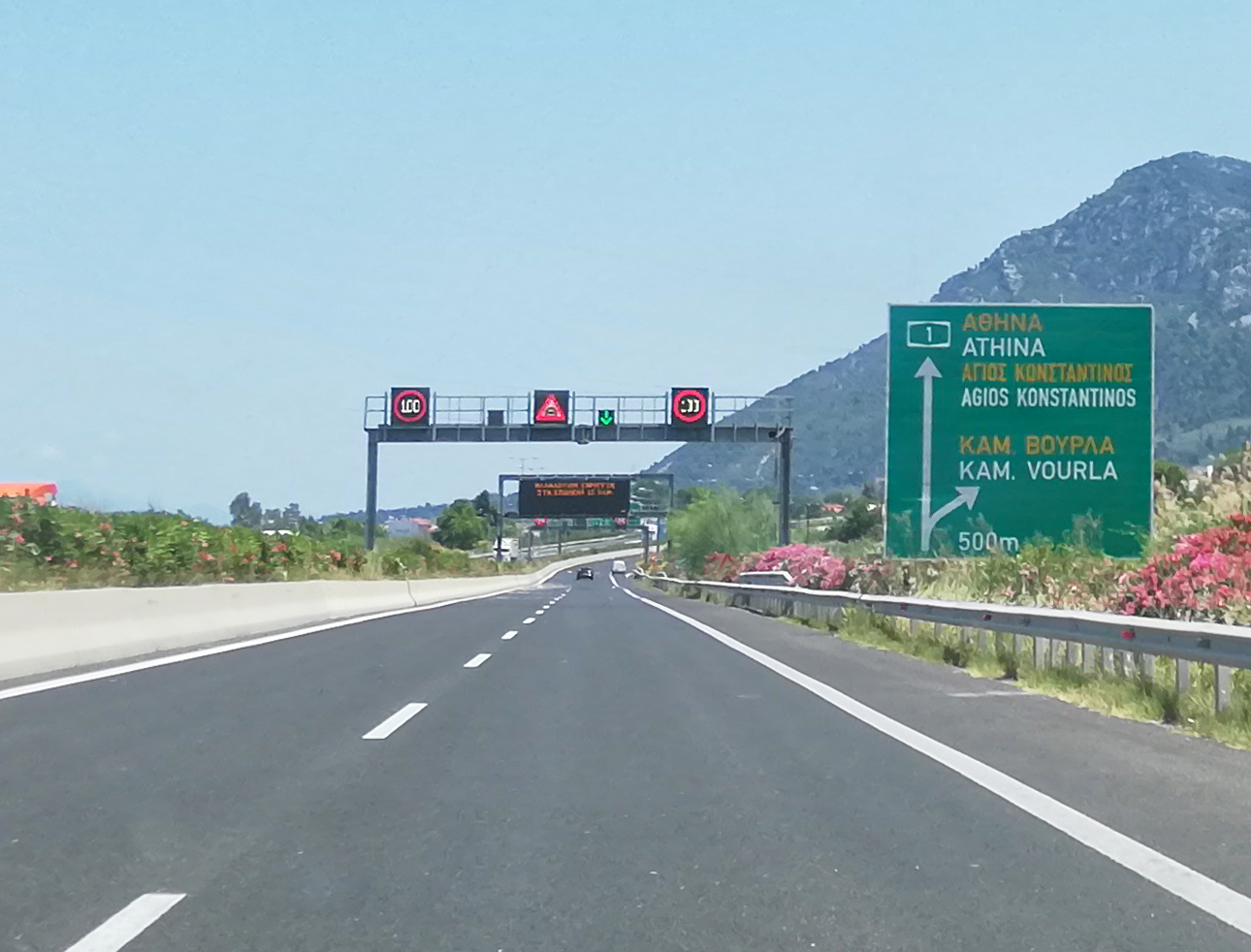 Ολικός αποκλεισμός κυκλοφορίας από κόμβο Μώλου έως ημικόμβο Καμένων Βούρλων