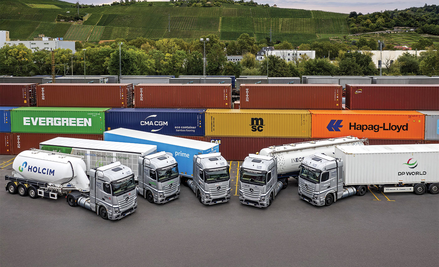 Πέντε φορτηγά Mercedes-Benz υδρογόνου κάλυψαν ήδη 225.000 χιλιόμετρα