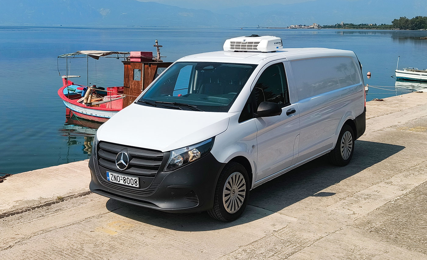 Ψυγειομεταφορές με Mercedes-Benz Vito Van