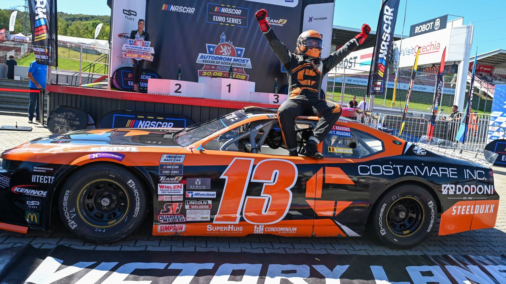 Θρίαμβος του Θωμά Κρασώνη στην κατηγορία OPEN του NASCAR Euro Series