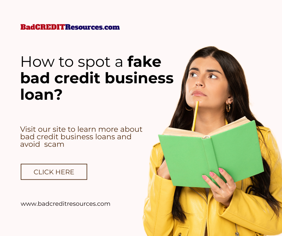Fake Bad Credit Business Loan