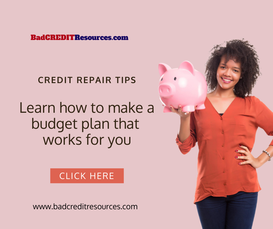 Make a budget plan that works for you