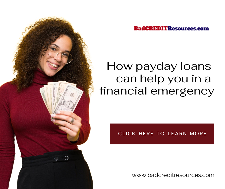 how payday loans can help you in a financial emergency