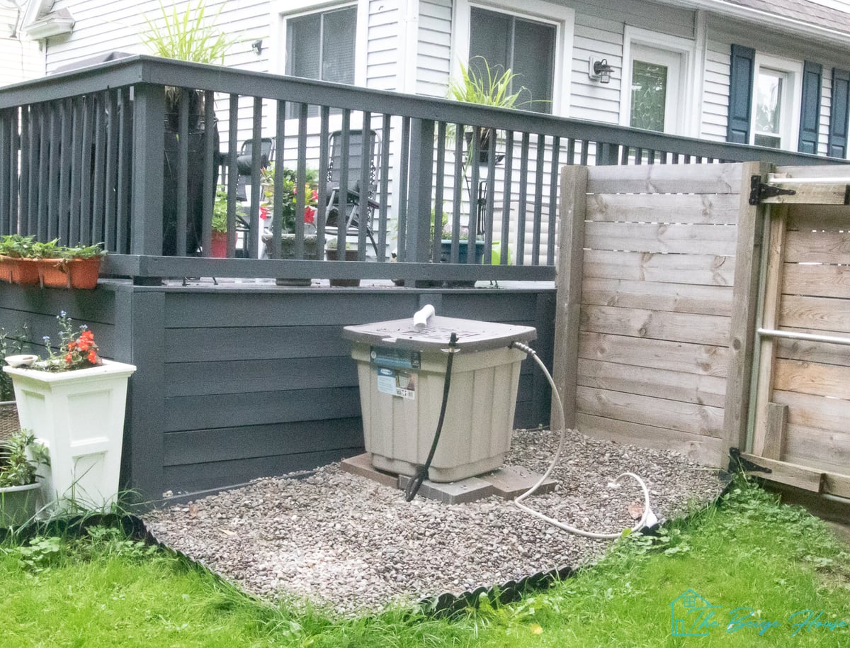 How to Attach a Rain Barrel to Sump Pump The Beige House