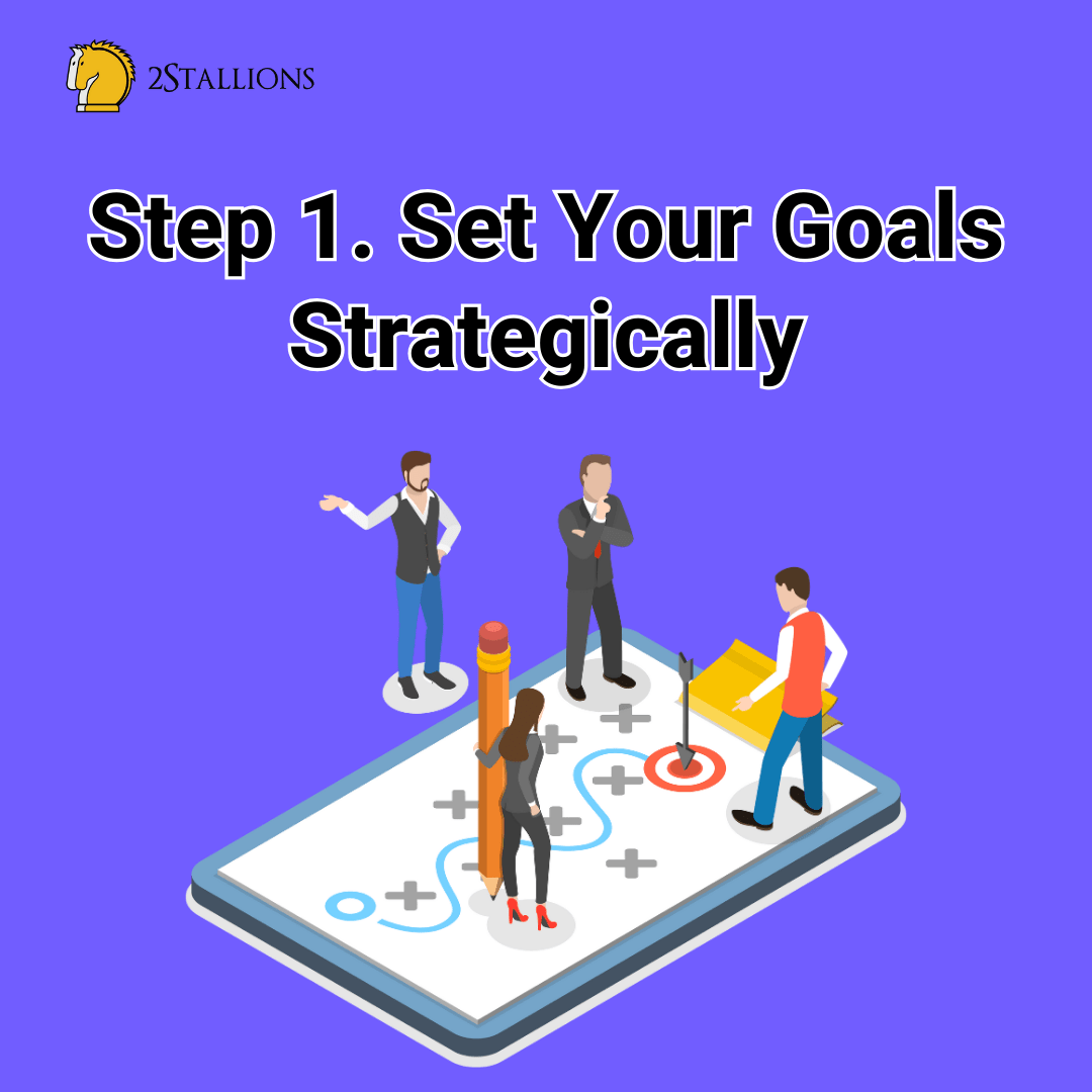 Set Content Marketing Goals Strategically | 2Stallions