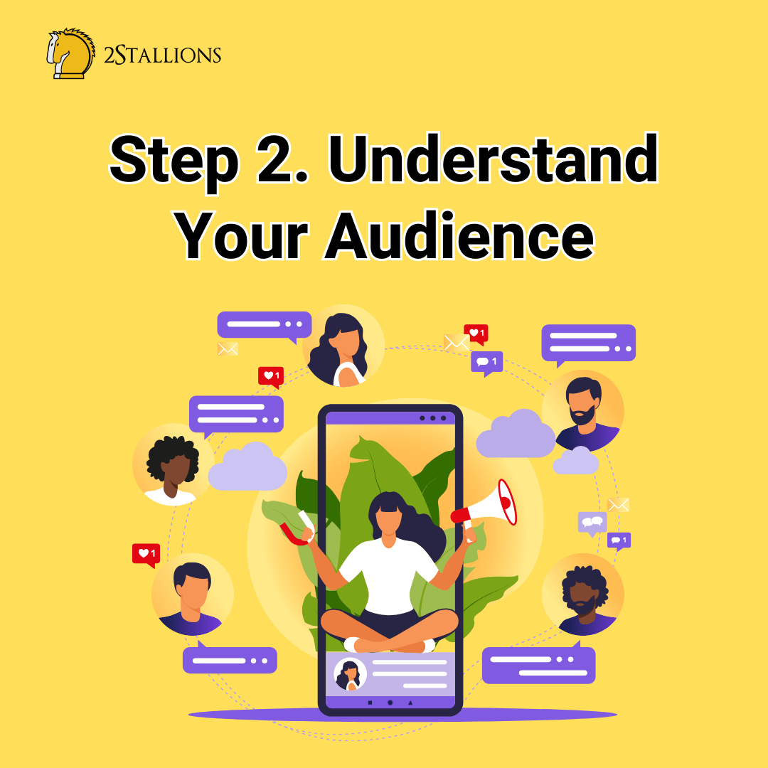 Understand your Audience - Content Marketing Strategy | 2Stallions