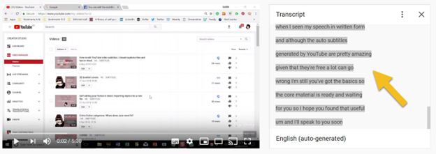 Leveraging YouTube's Closed Captions and Transcripts For SEO