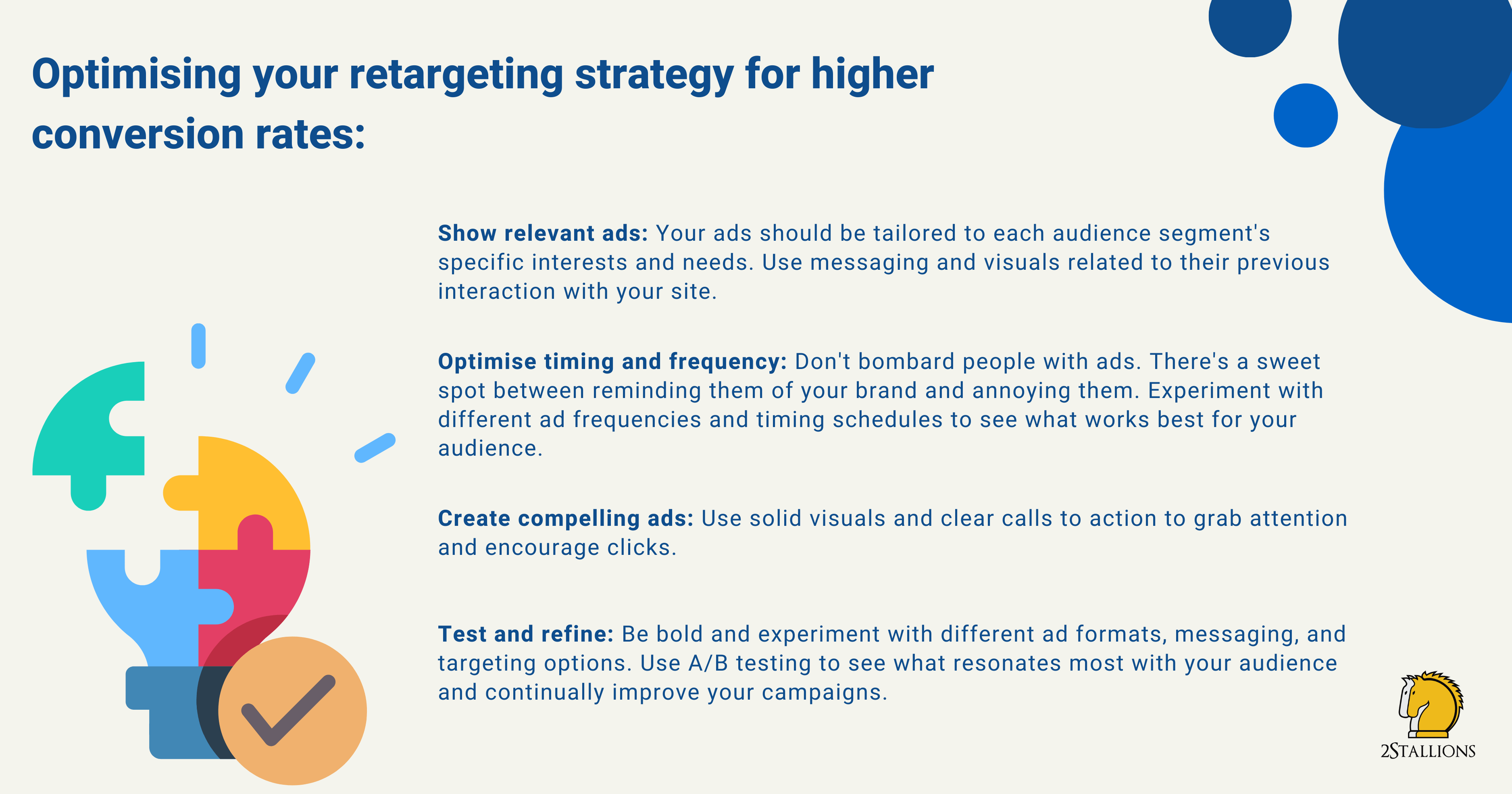 Optimising Your Retargeting Strategy for Higher Conversion Rates | 2Stallions