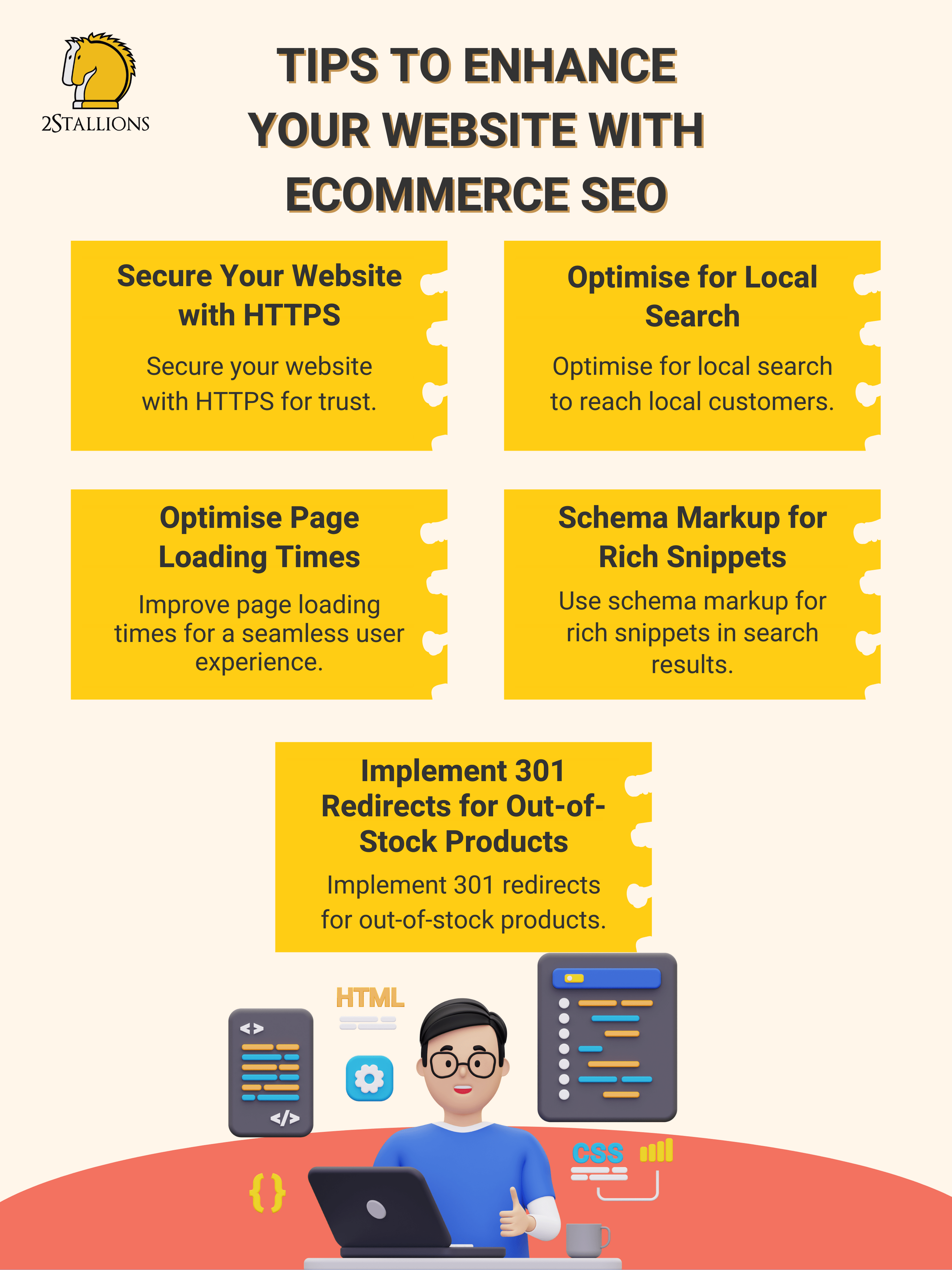 Tips To Enhance Your Website With Ecommerce Seo | 2Stallions