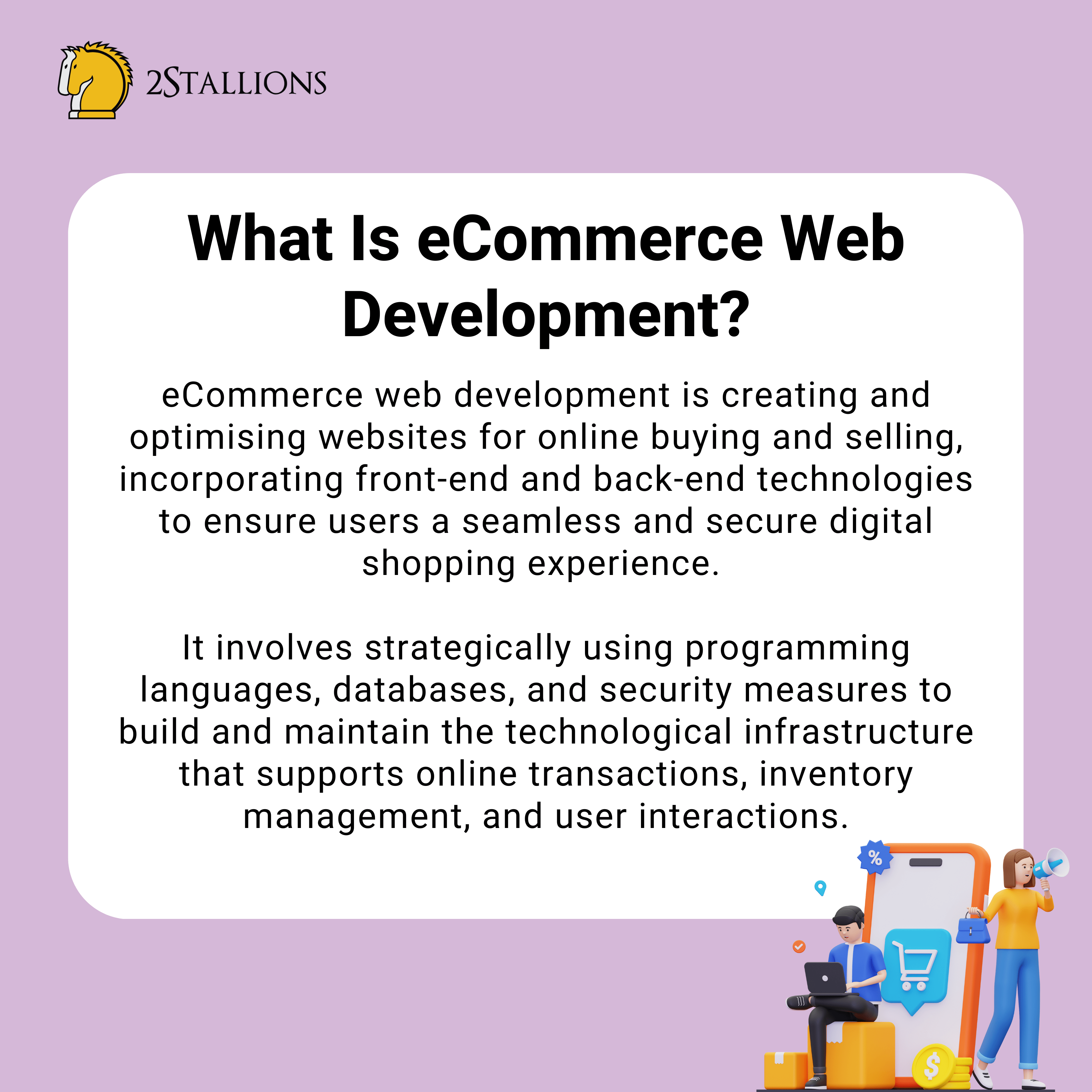 What Is eCommerce Web Development | 2Stallions