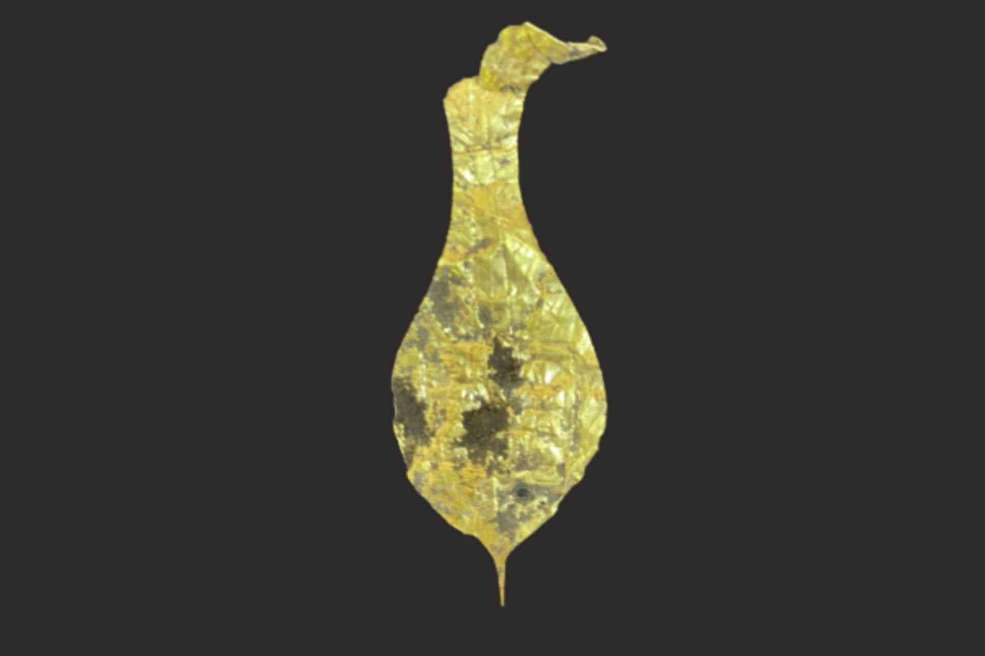 Gold-Artifact-With-Ancient-Greek
