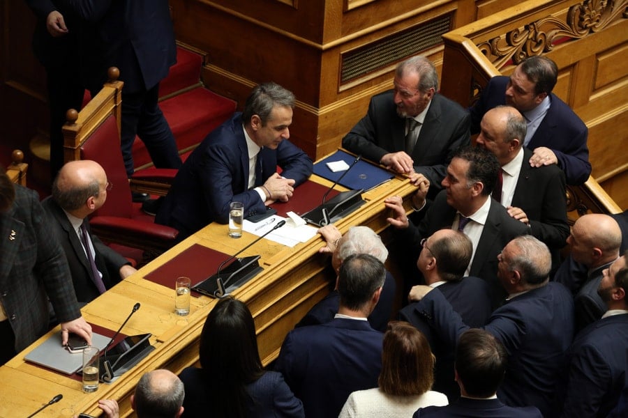 Greek-PM-Mitsotakis-Survives-No-Confidence