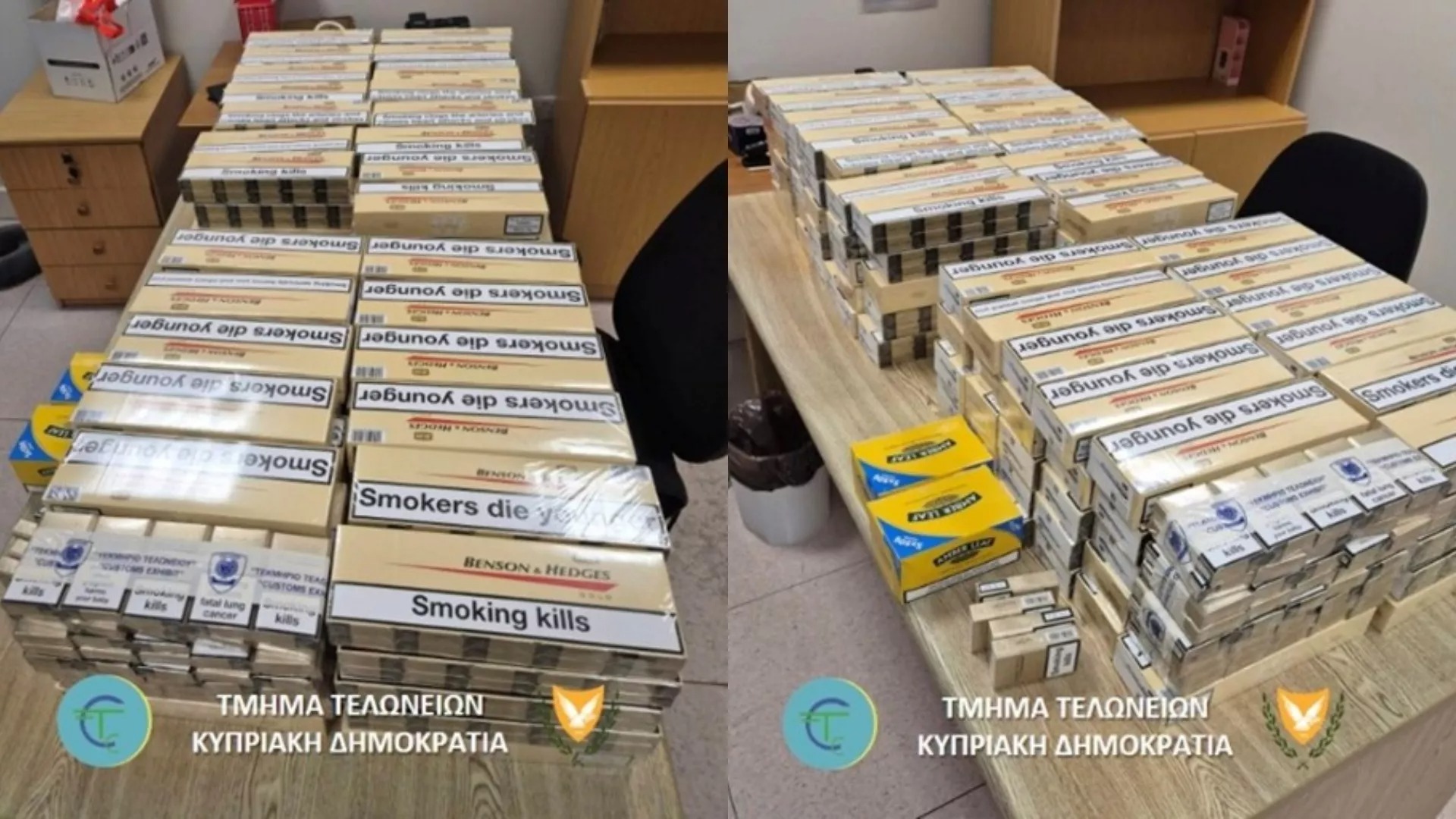 Passenger-caught-with-27000-cigarettes-at-Paphos-airport