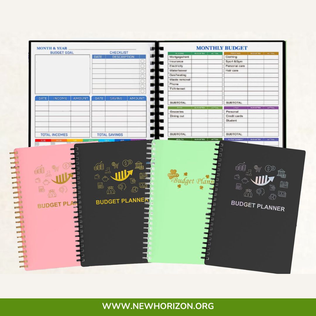 Budget Planner – Monthly Finance Organizer with Expense Tracker Notebook for 50-30-20 Budget Rule