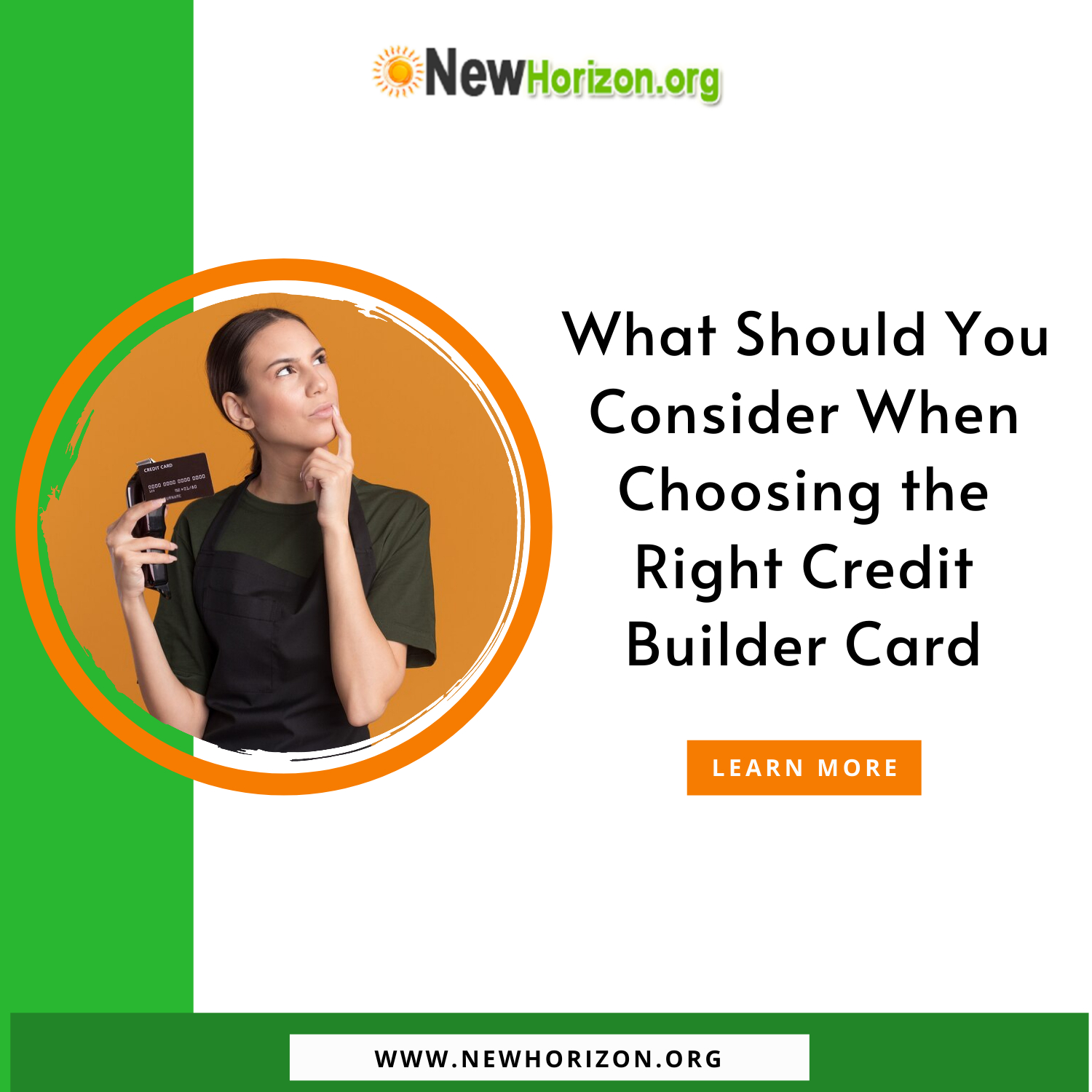 what should you consider when choosing the right credit builder card