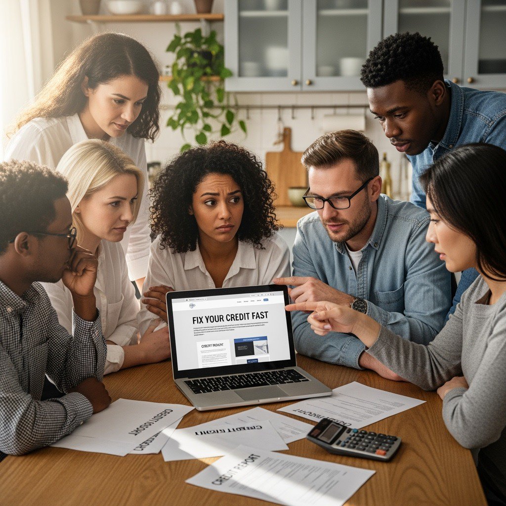 Common credit repair scams & familiarity with warning signs cover
