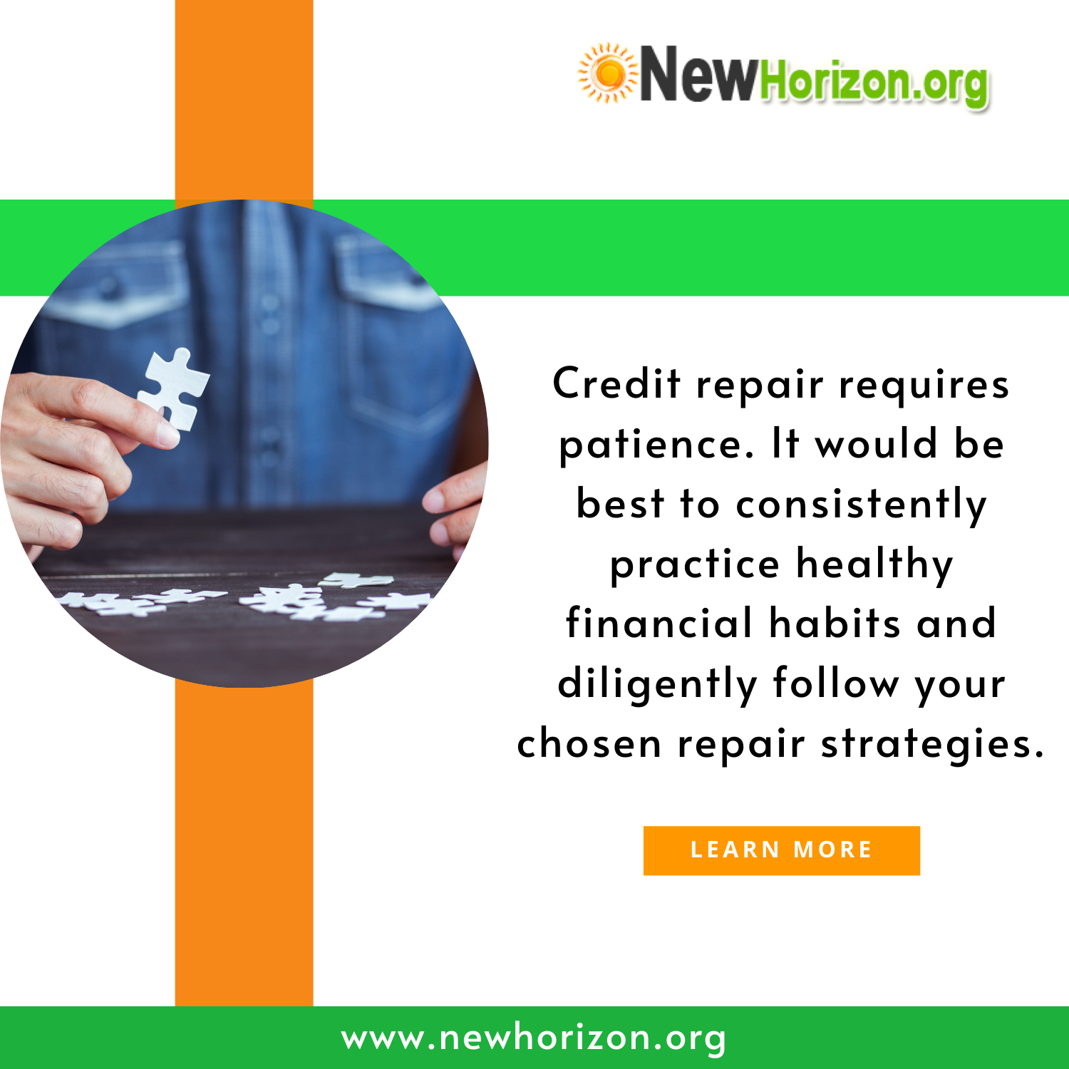 credit repair requires patience