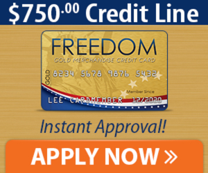 Freedom Gold Guaranteed Approval Credit Line