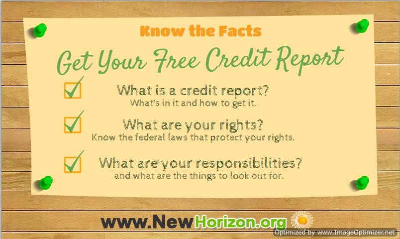 Know the Facts- Get Your Free Credit Report