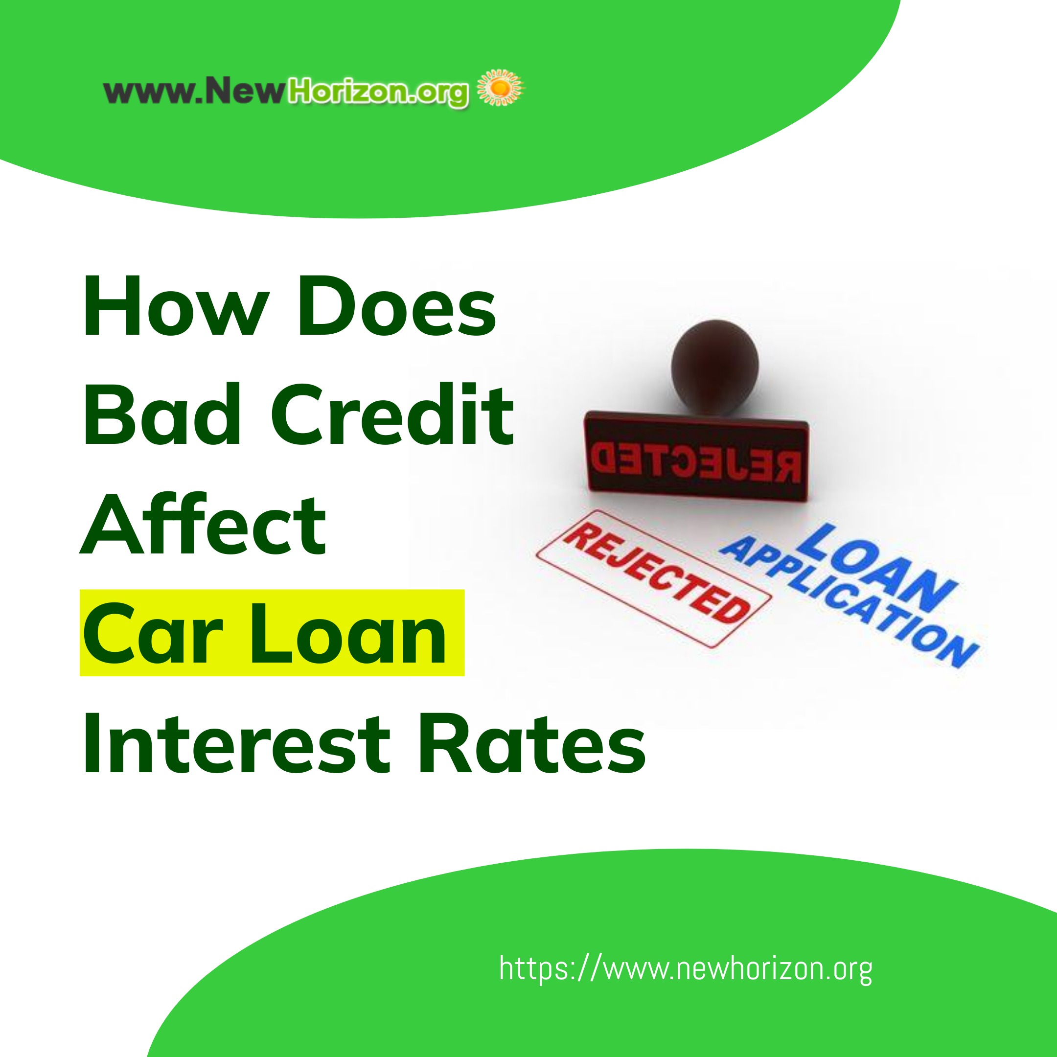 How Does Bad Credit Affect Car Loan Interest Rates_blog images
