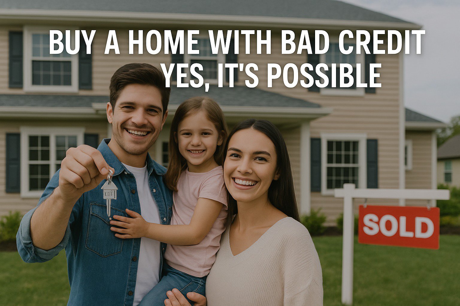 How to buy a home when you have bad credit cover