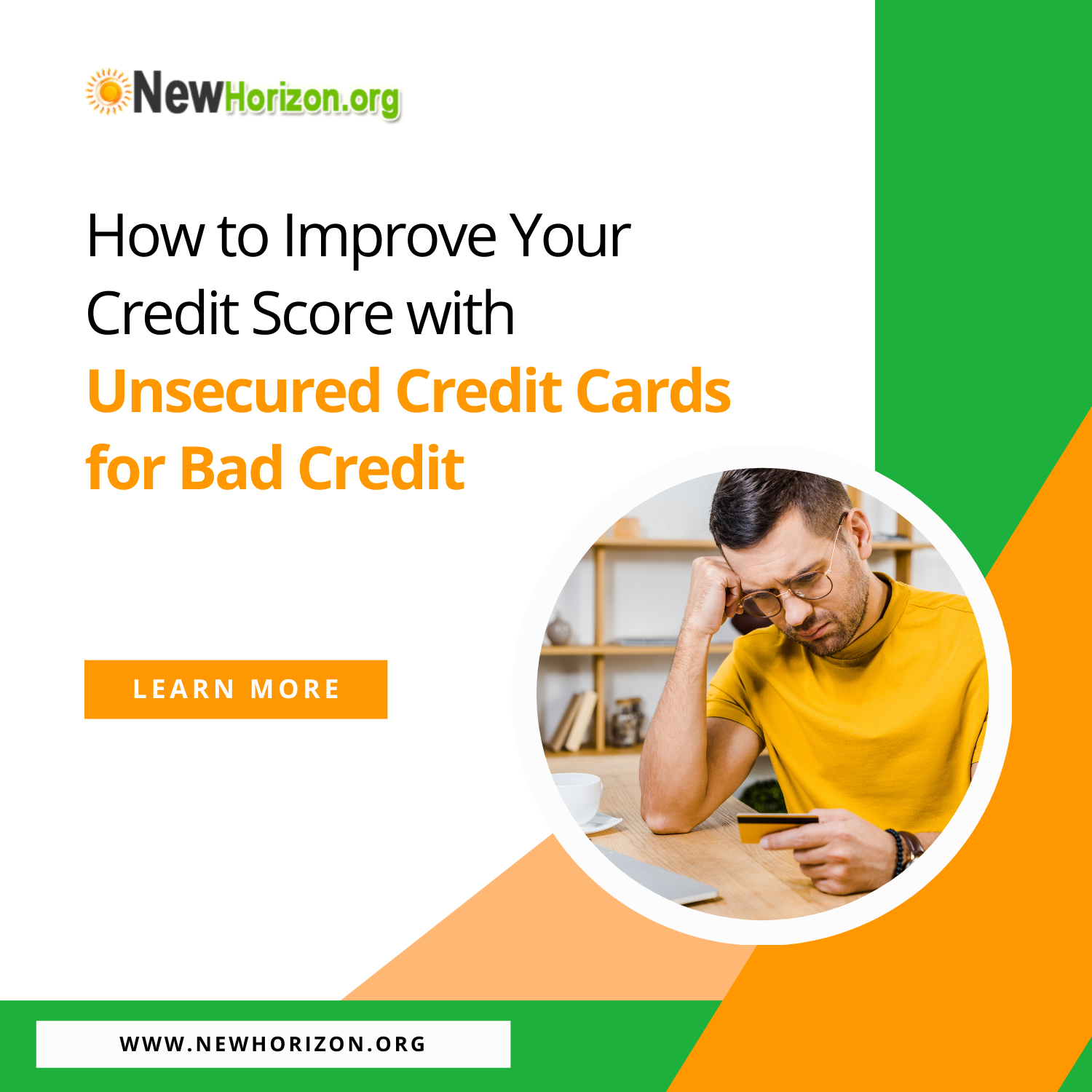 How to improve your credit score with unsecured credit cards for bad credit