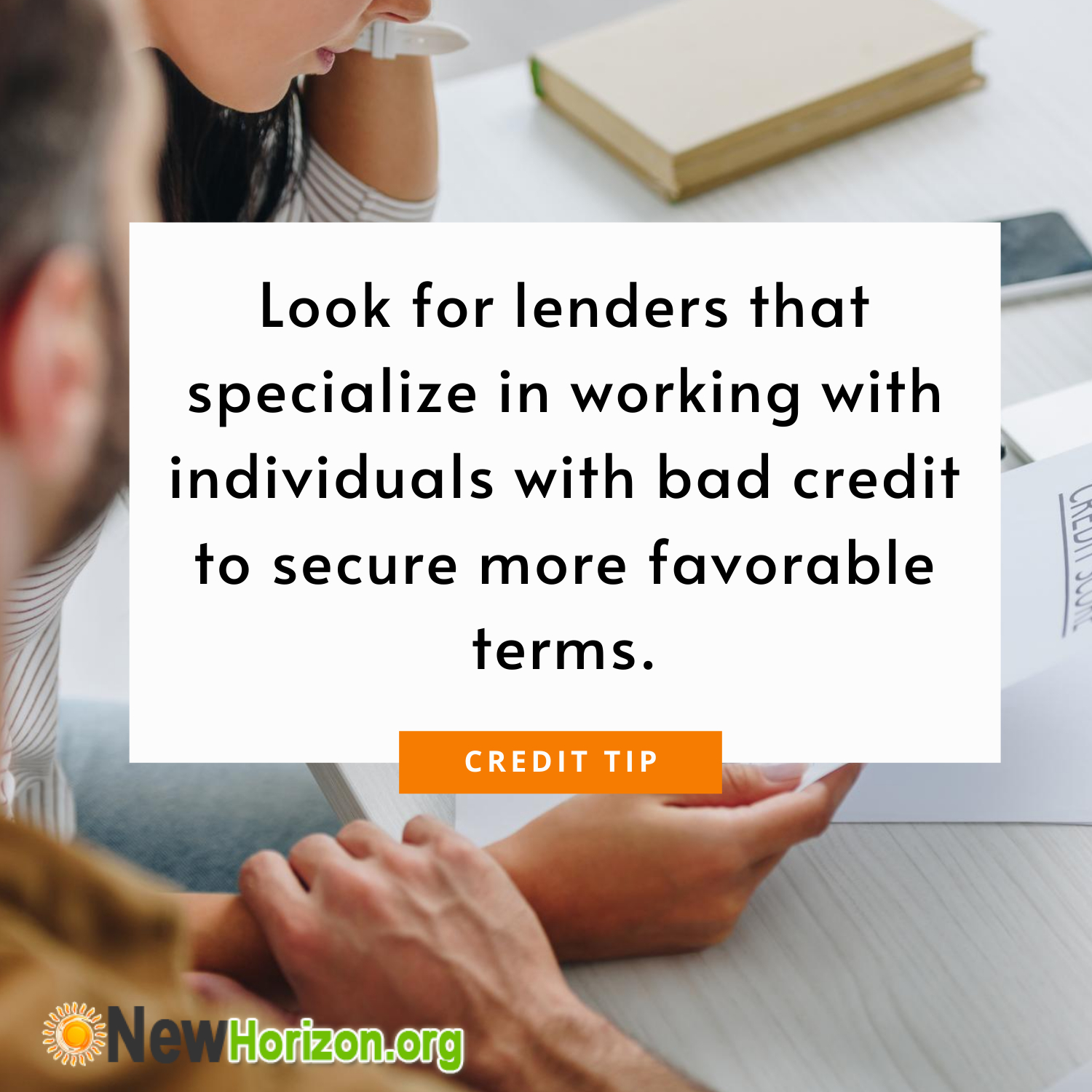 Look for lenders that specialize in working with individuals with bad credit to secure more favorable terms