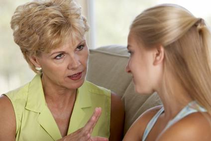 talking about credit with a teenager