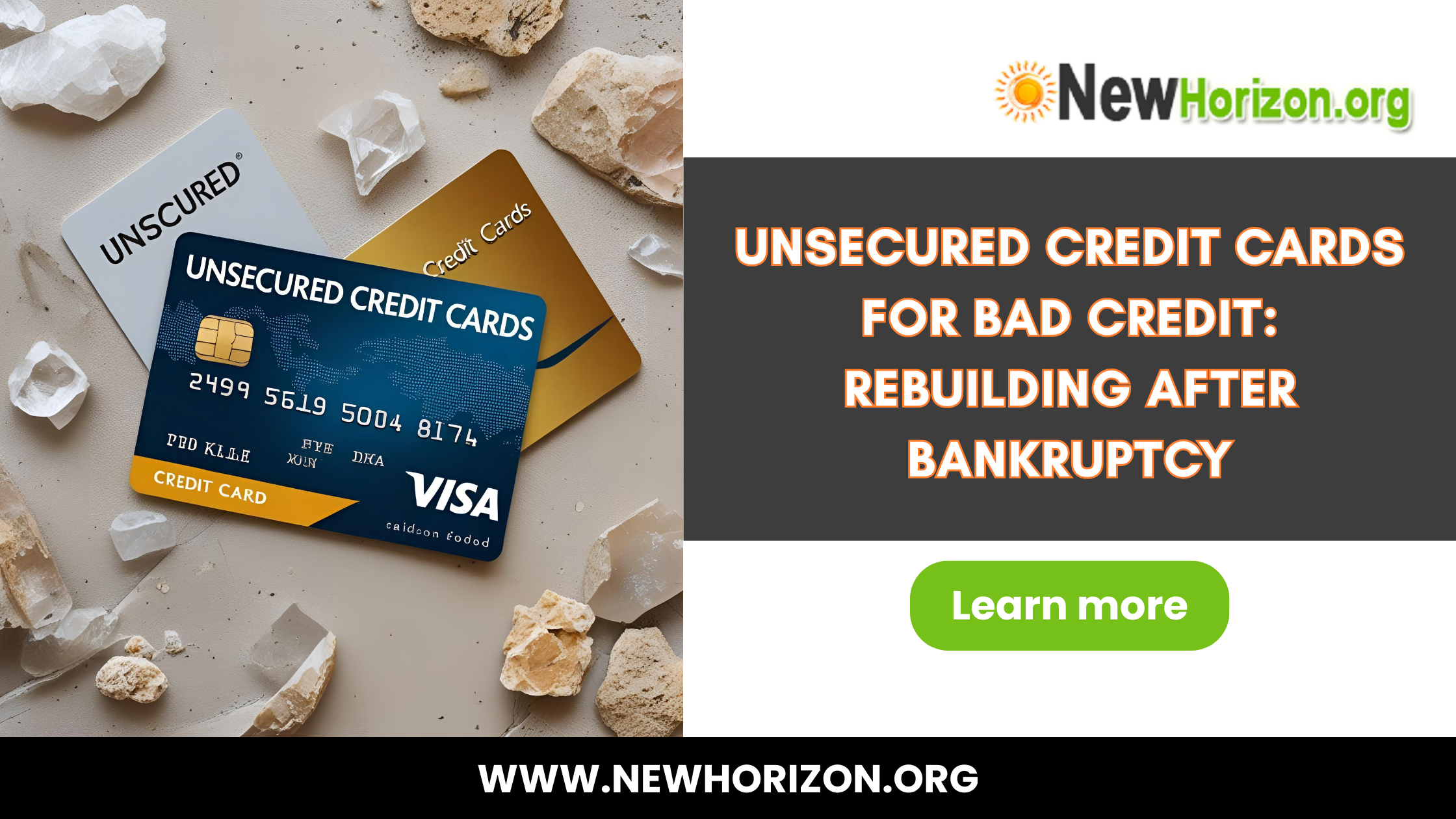 Unsecured Credit Cards for Bad Credit: Rebuilding After Bankruptcy