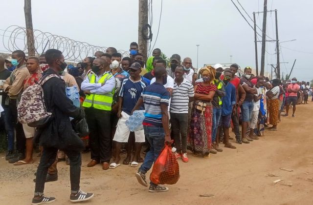 Boat carrying survivors from Mozambique militant attack on gas town arrives in Pemba
