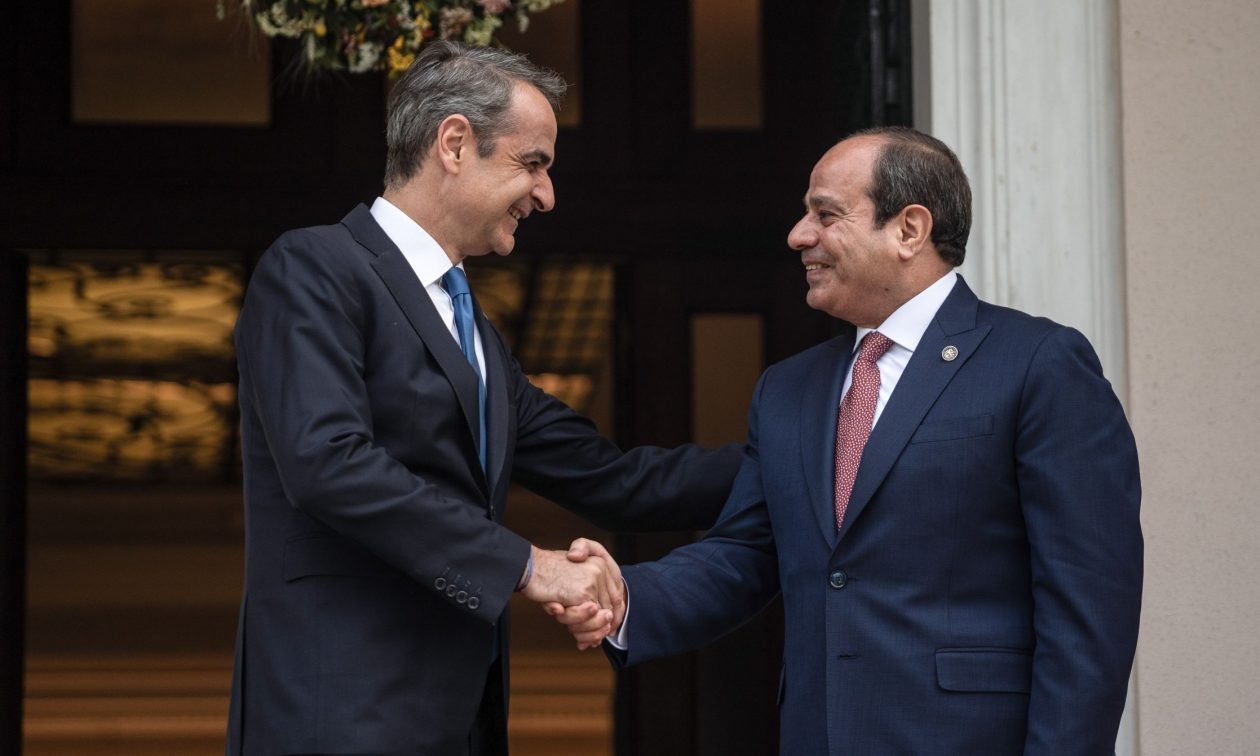 diakirixi-gia-ti-stratigiki-eteriki Διακήρυξη για τη Στρατηγική Εταιρική Σχέση Ελλάδας-Αιγύπτου. Συναντηση Μητσοτάκη- Αλ Σίσσυ στην Αθήνα