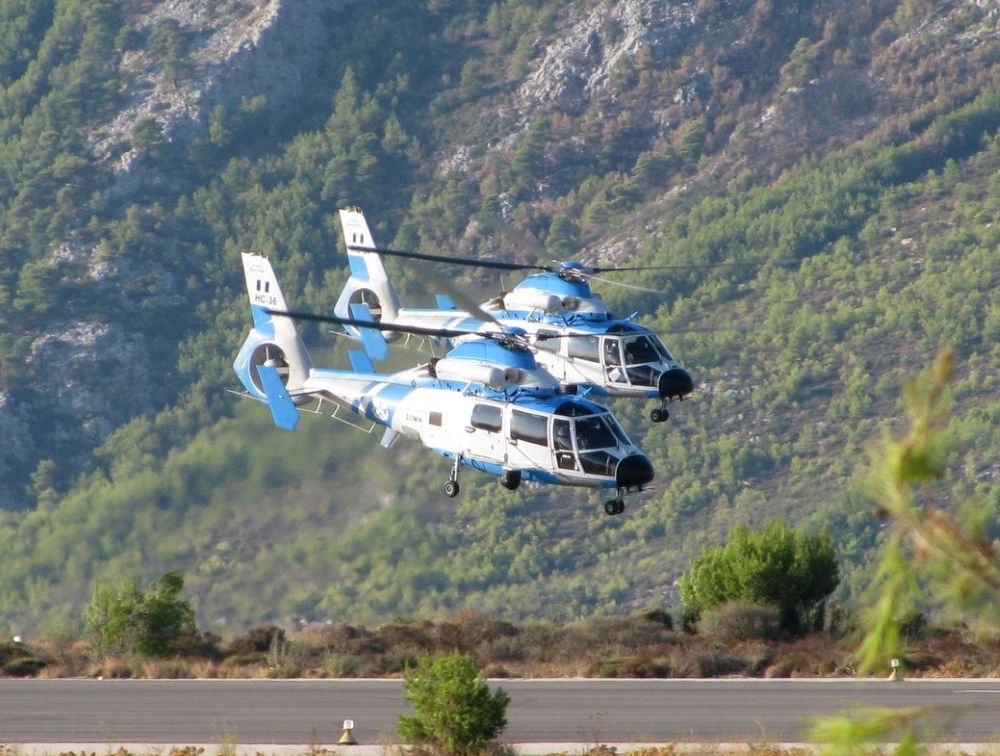 Επαναφορά σε ενέργεια 3 AS365 N3 Dauphin από την GA Aviation Services μέσω NSPA