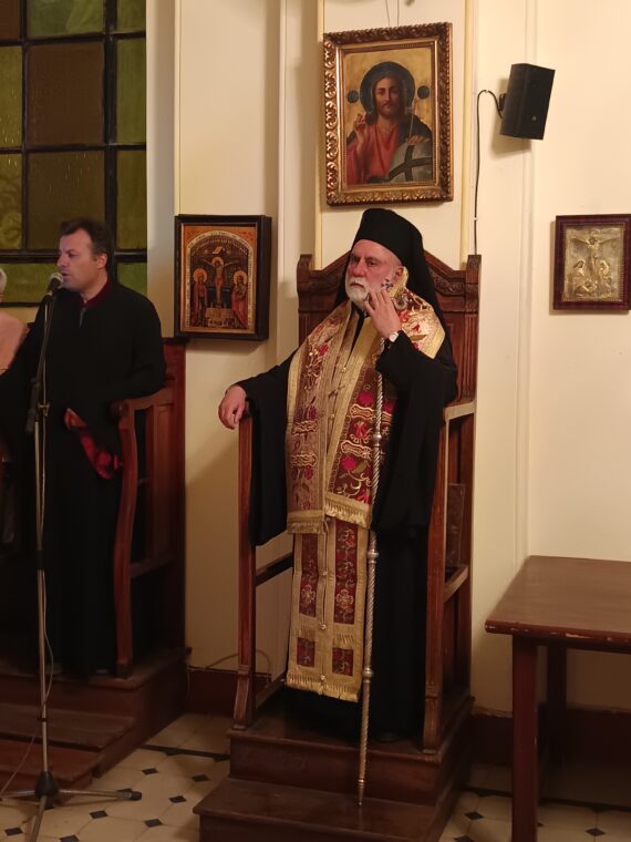 i-Αkolouthia-tou-Αkathistou-imnou Η Ακολουθία του Ακαθίστου Ύμνου, στον Ιερό Ναό των Εισοδίων της Θεοτόκου