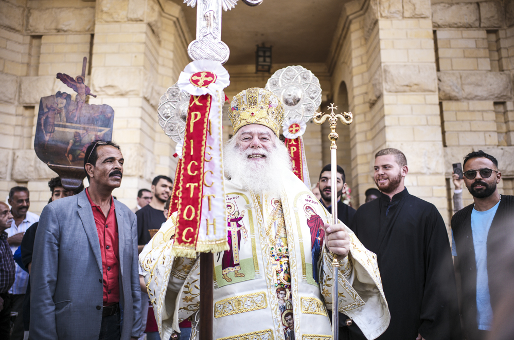 Η Λαμπρότητα της Μνήμης του Αγίου Γεωργίου στο Παλαιό Κάιρο