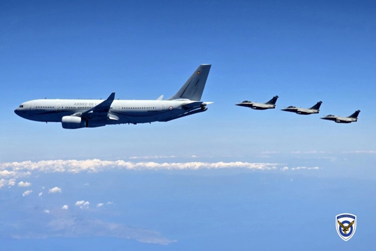 Πολεμική Αεροπορία: Ελληνικά Rafale σε εναέριο ανεφοδιασμό από γαλλικό A330 MRTT [vid, pics]