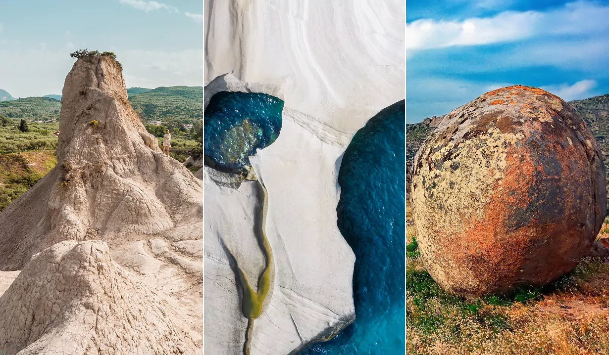 seliniaka-topia-tis-elladas-volakas-sarakiniko-komolithoi Τα σεληνιακά τοπία της Ελλάδας – Δείτε απόκοσμες αλλά μαγευτικές εικόνες