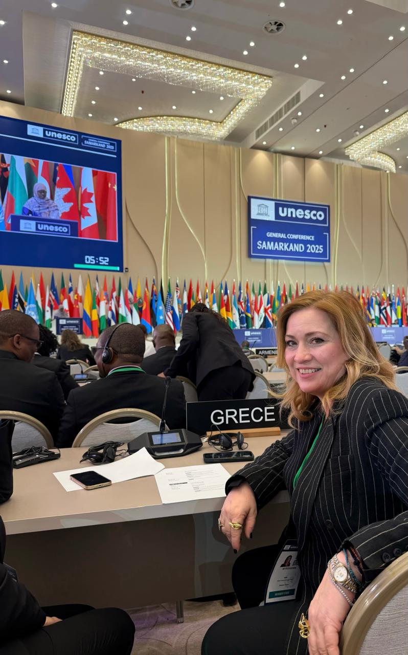 Συμμετοχή της Γενικής Γραμματέως Απόδημου Ελληνισμού και Δημόσιας Διπλωματίας, Μάιρας Μυρογιάννη στην 43η Γενική Διάσκεψη της UNESCO (Σαμαρκάνδη)